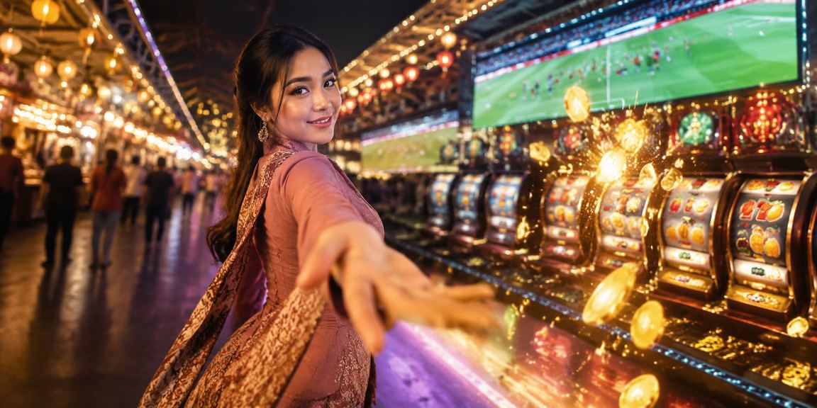 Pertaruhan bola sepak gaya Melayu di Kota Bharu dengan skrin paparan perlawanan langsung