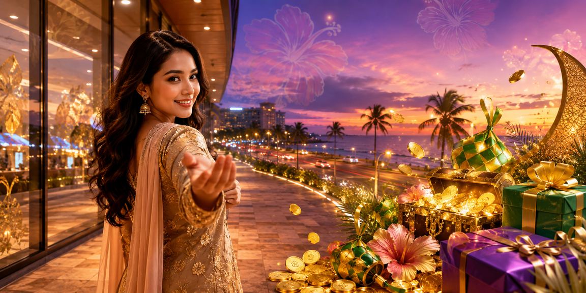 Tawaran deposit dan bonus Hari Raya di Kuantan dengan paparan promosi platform dalam talian Malaysia