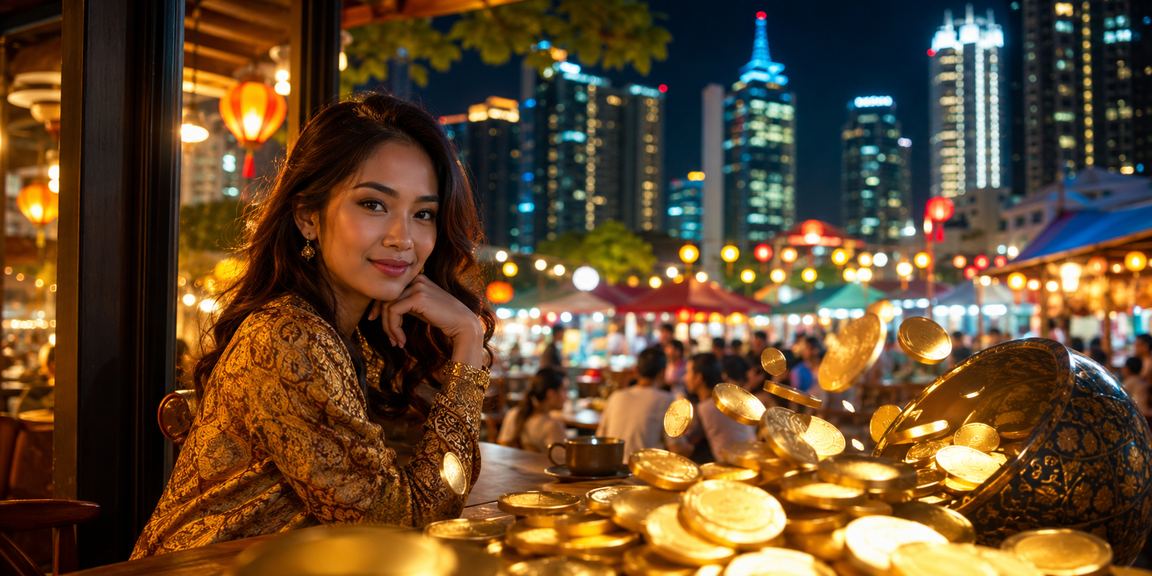 Pengalaman pertaruhan kasino gaya Melayu di Petaling Jaya dengan paparan permainan baccarat pada skrin
